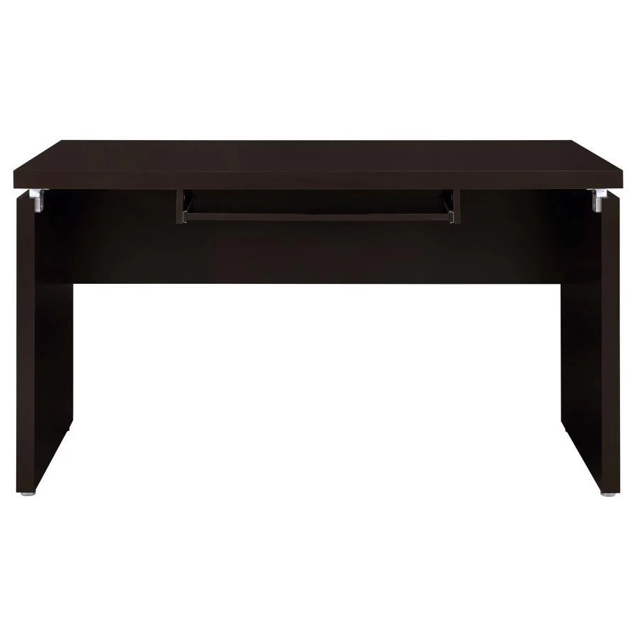 Skylar - Computer Desk With Key -board Drawer - Brown - Funk Metal Works LLC