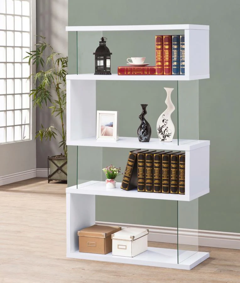 Coaster - 4-tier Bookcase - Funk Metal Works LLC