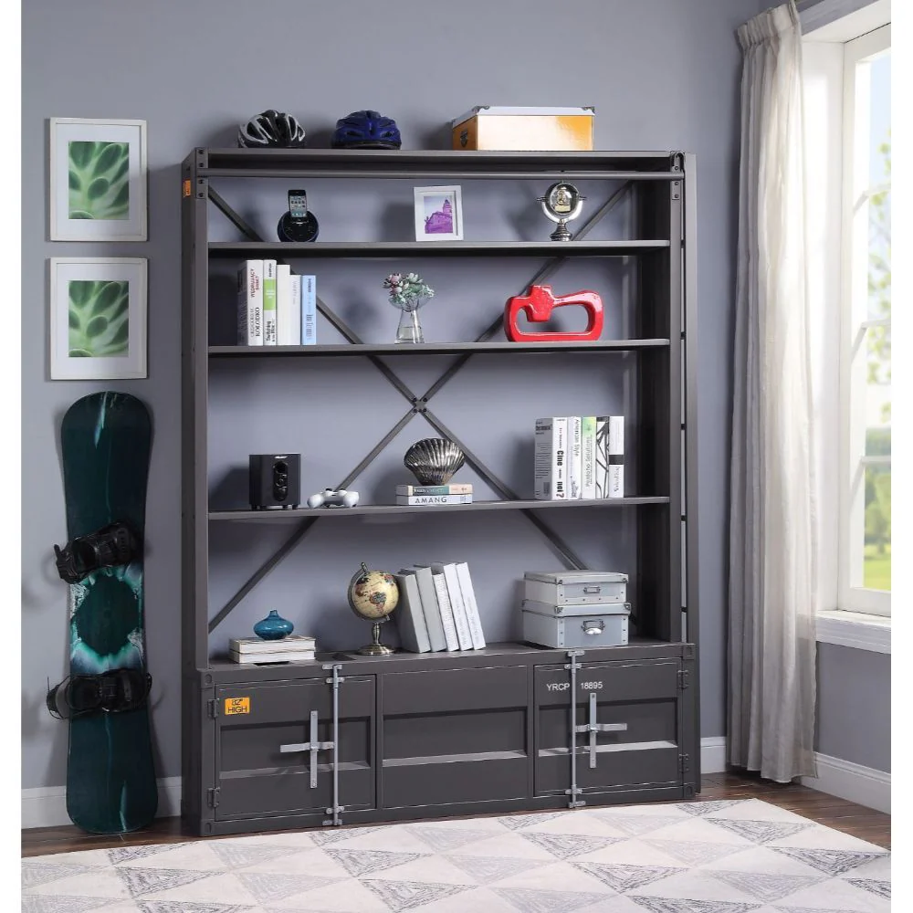 Cargo - Bookshelf & Ladder - Funk Metal Works LLC
