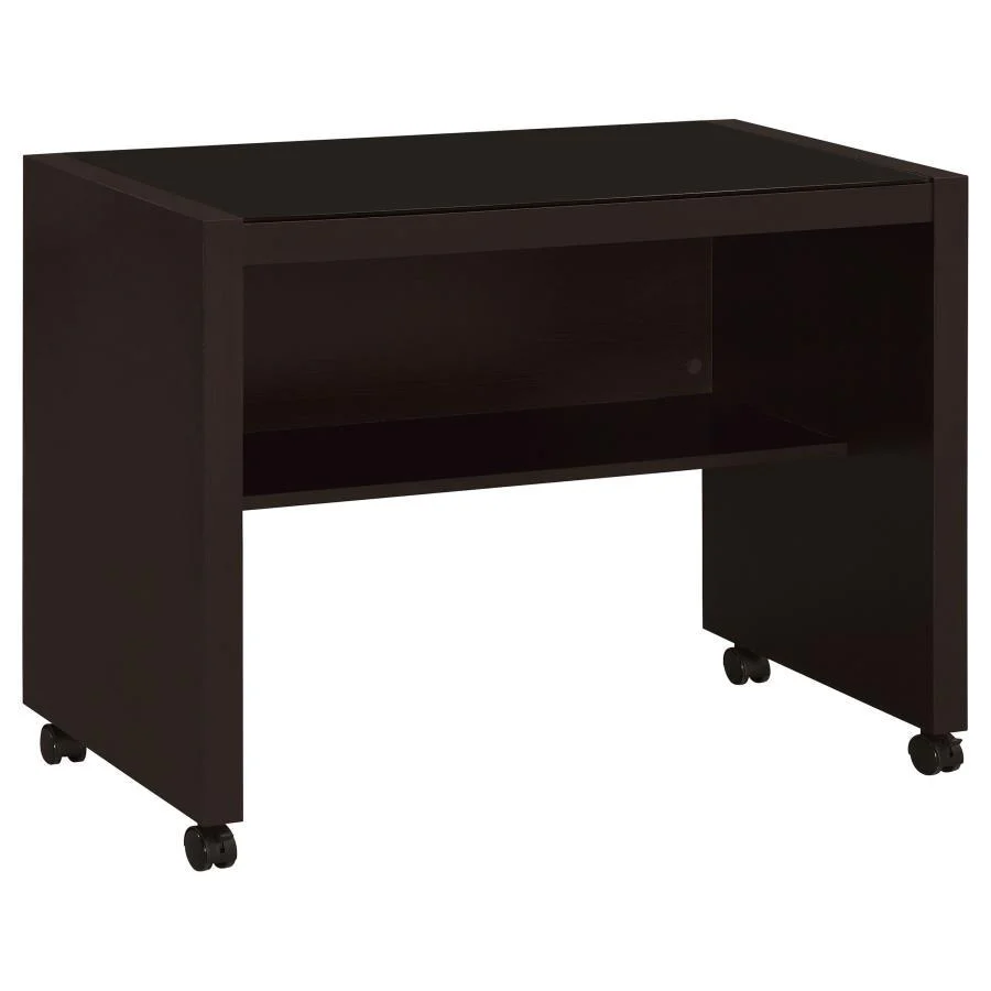 Skeena - Mobile Return With Casters - Brown - Funk Metal Works LLC