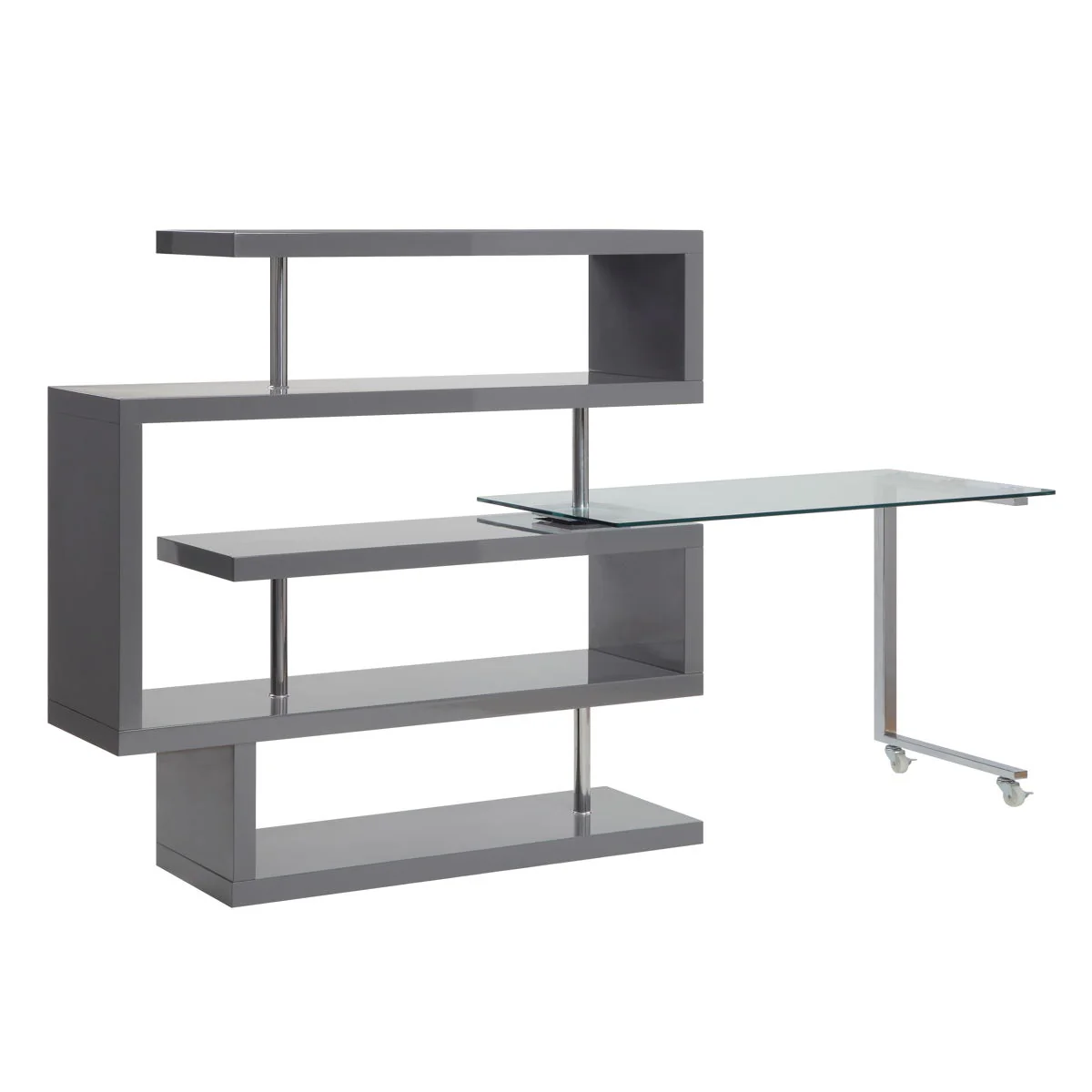 Raceloma - Writing Desk w/Shelf - Funk Metal Works LLC