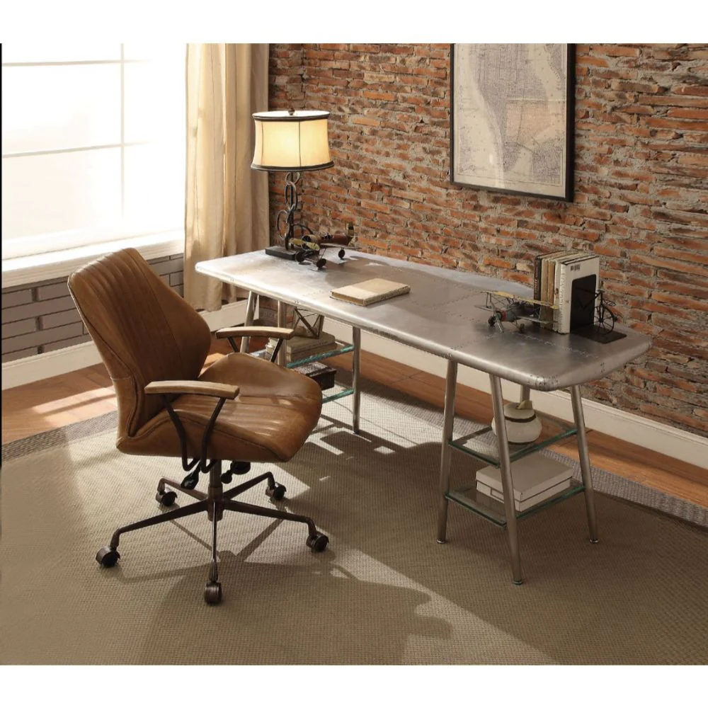 Brancaster - Desk - Aluminum - Metal - 30