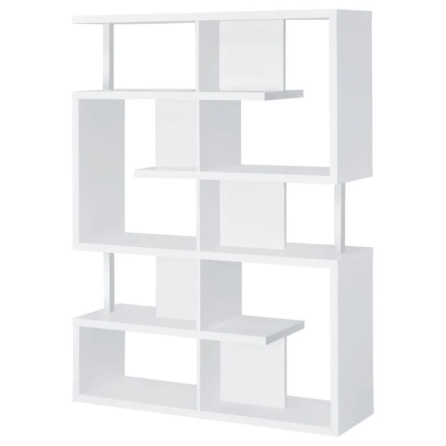 Coaster - 5-tier Geometric Design Bookcase - Funk Metal Works LLC