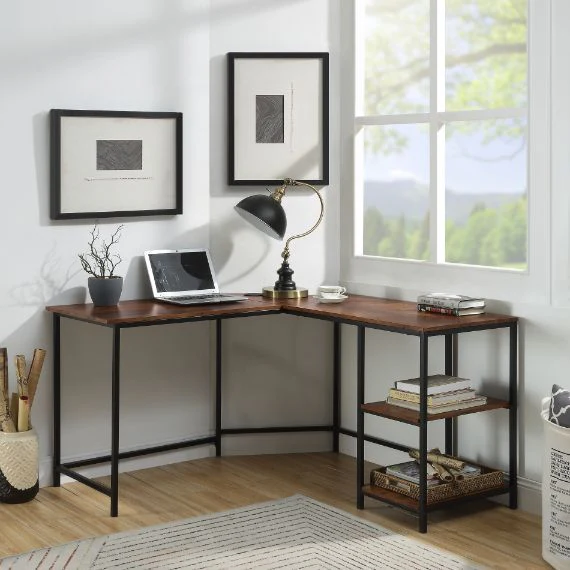 Taurus - Built-in USB Port Writing Desk - Funk Metal Works LLC