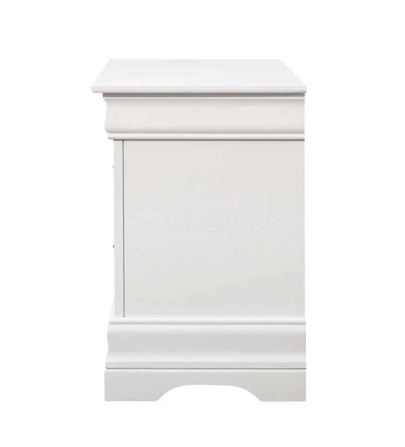 Louis Philippe - Two-drawer Nightstand - Funk Metal Works LLC