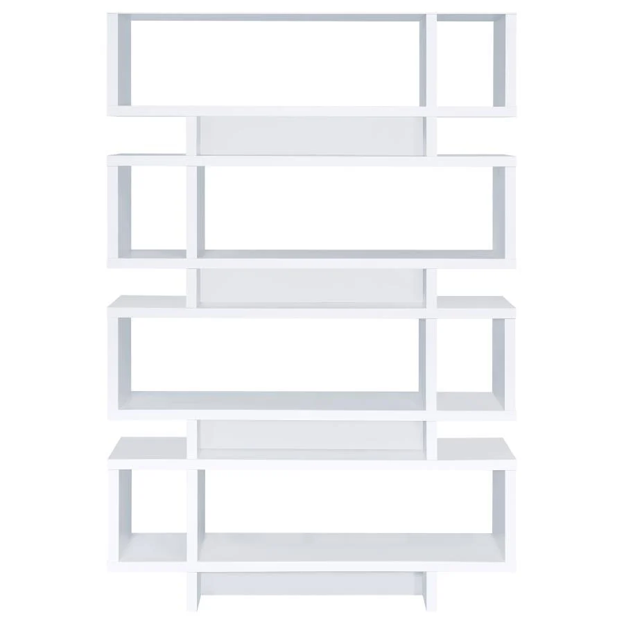 Coaster - 4-tier Open Back Bookcase - Funk Metal Works LLC