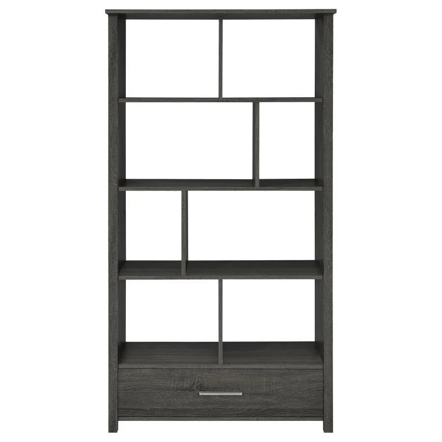 Dylan - Standard Bookcase - Gray - Funk Metal Works LLC