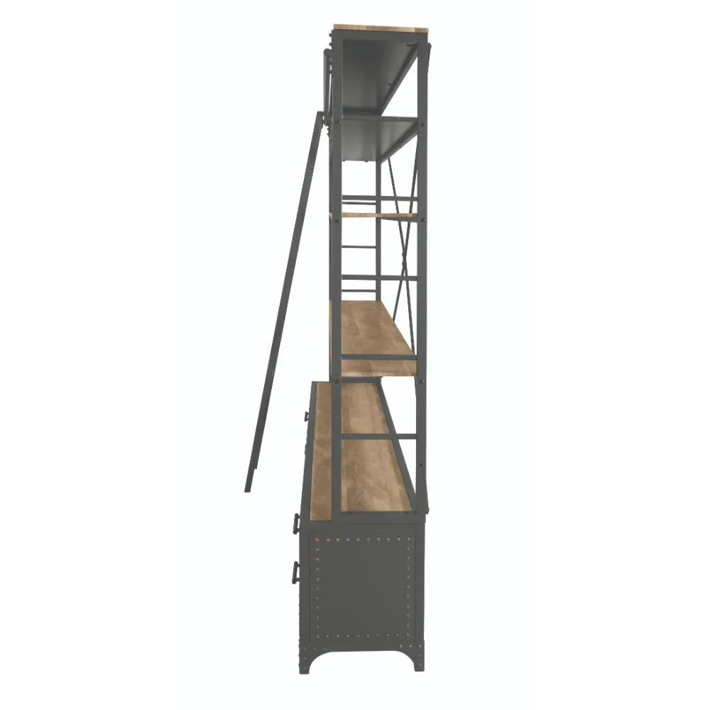 Actaki - Bookshelf & Ladder - Funk Metal Works LLC