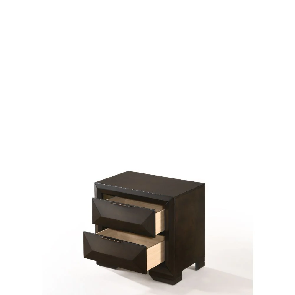 Merveille - Nightstand - Espresso - Funk Metal Works LLC