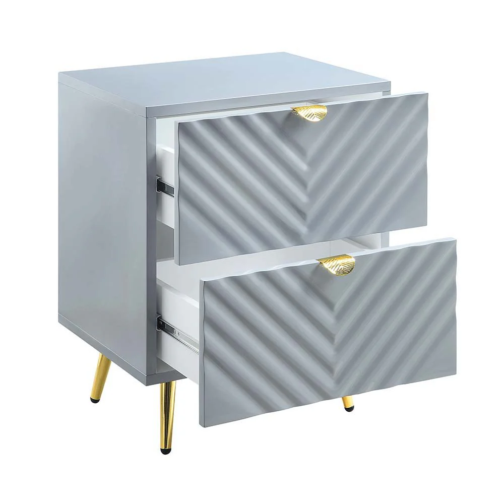 Gaines - Nightstand - Funk Metal Works LLC