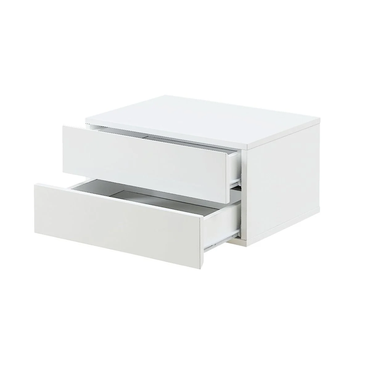 Buck II - File Cabinet - White Finish - Funk Metal Works LLC