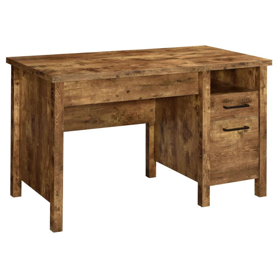 Delwin - Lift Top Desk - Light Brown - Funk Metal Works LLC