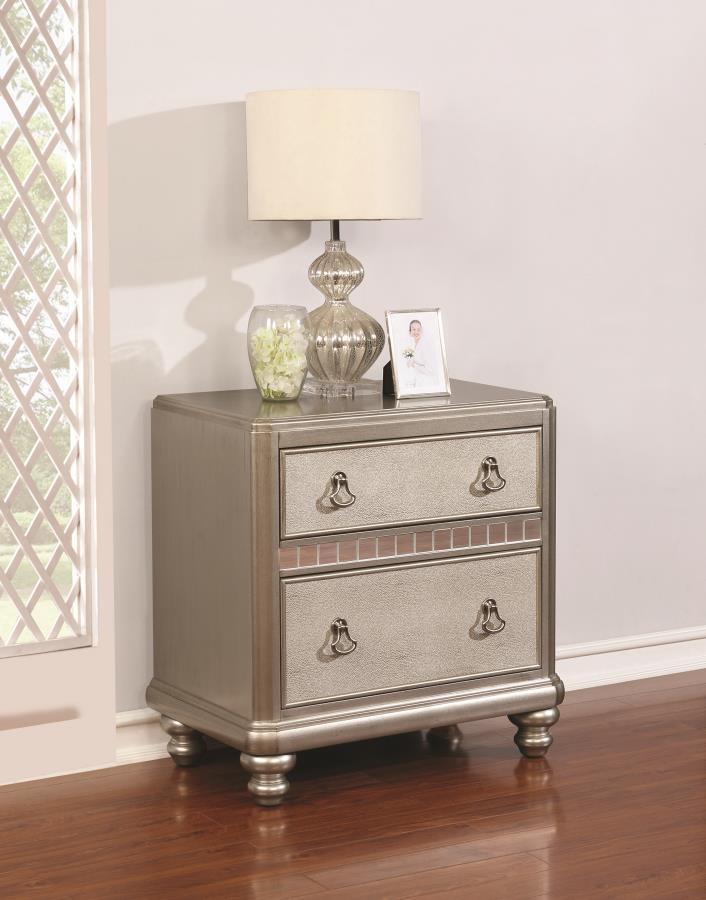 Bling Game - Nightstand - Silver - Funk Metal Works LLC