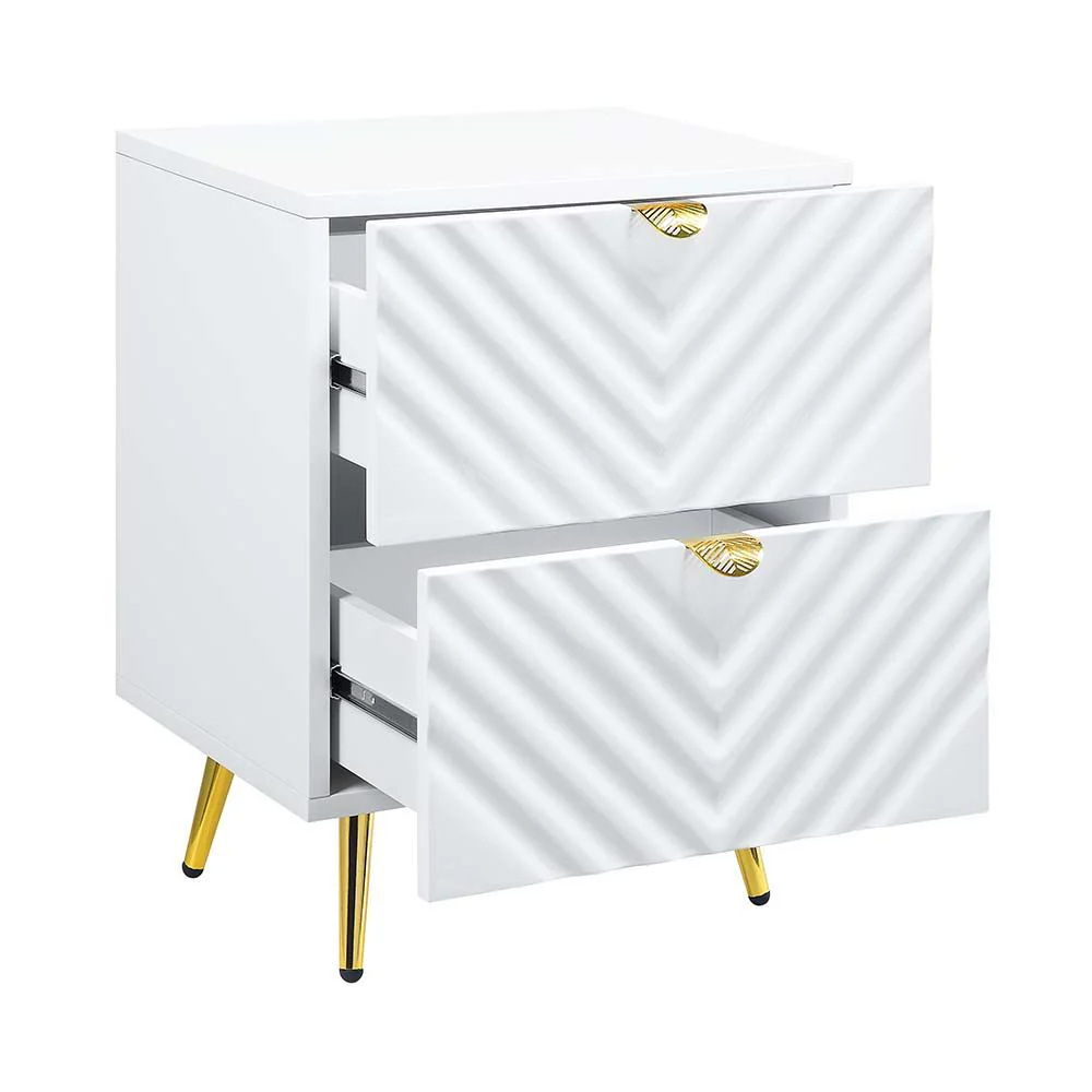 Gaines - Nightstand - Funk Metal Works LLC