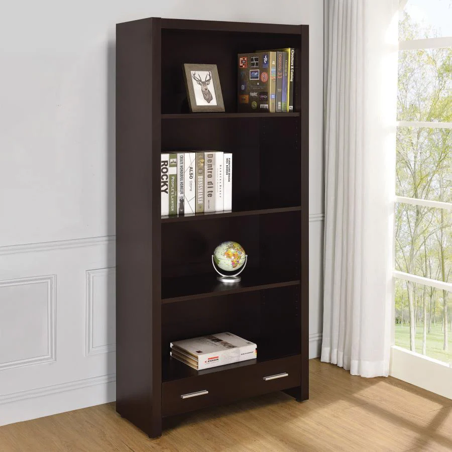 Skeena - Standard Bookcase - Brown - Funk Metal Works LLC