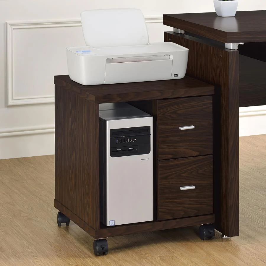 Russell - 2-drawer CPU Stand - Funk Metal Works LLC