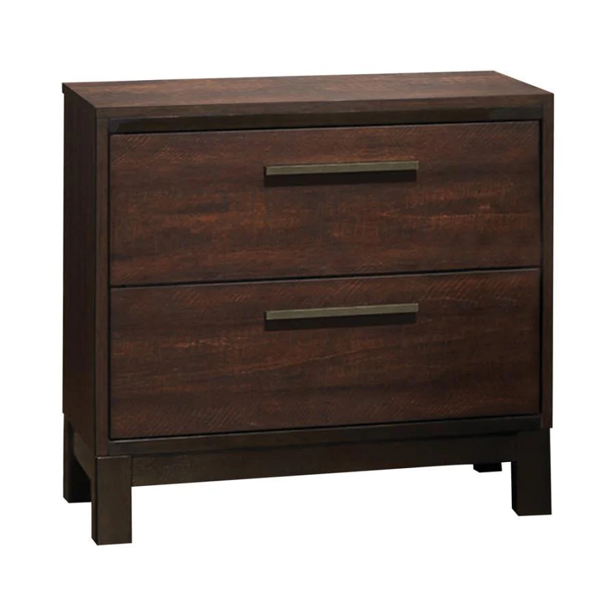 Edmonton - Nightstand - Brown - Funk Metal Works LLC