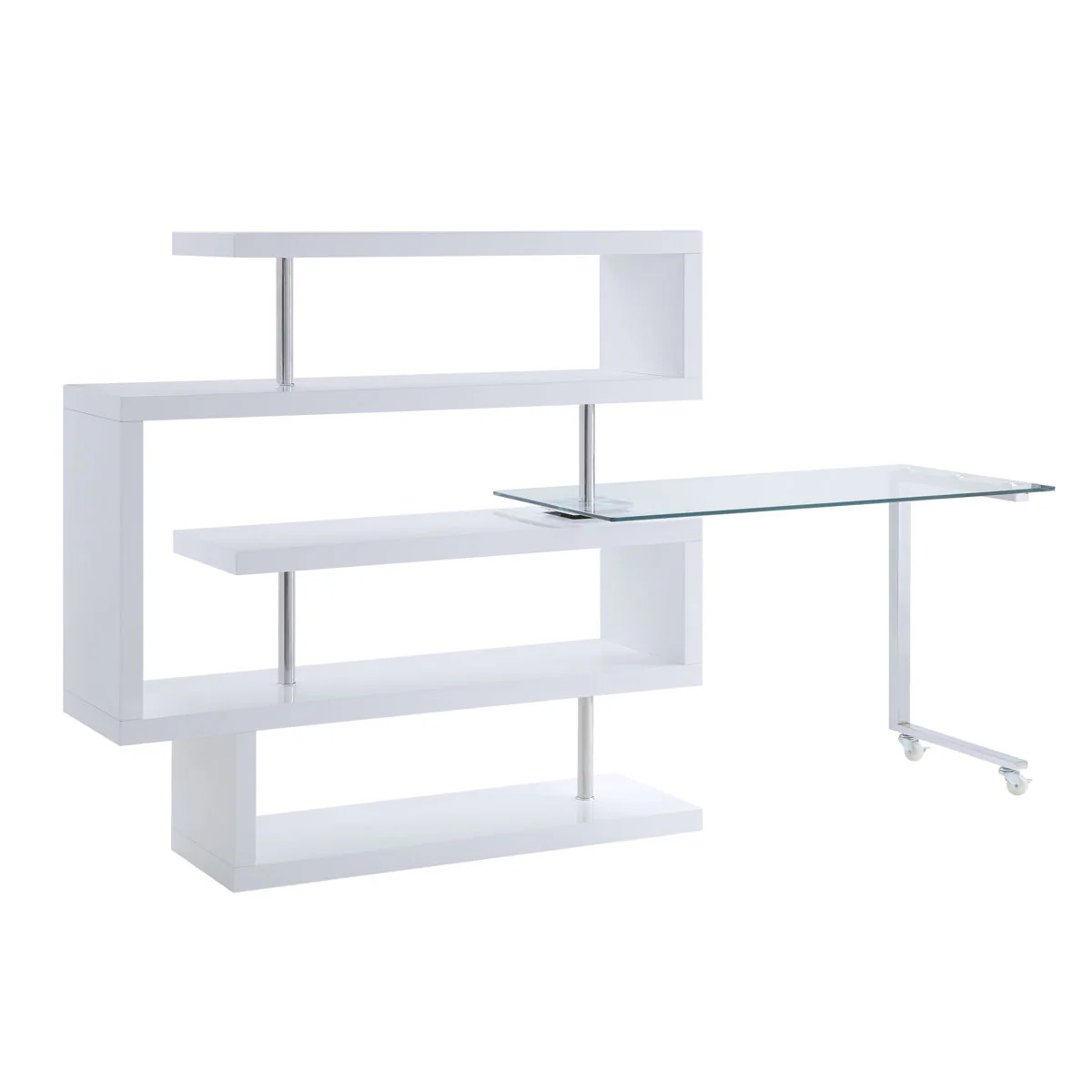 Raceloma - Writing Desk w/Shelf - Funk Metal Works LLC