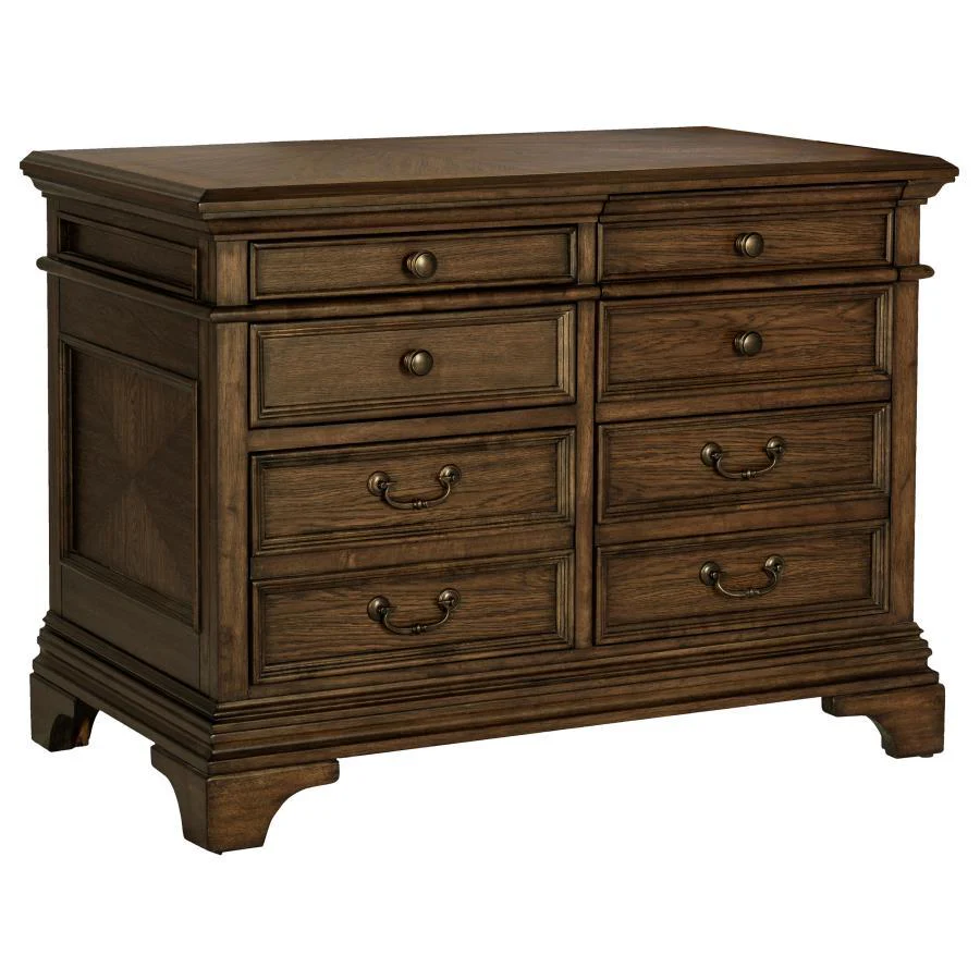 Hartshill - 5-Drawer File Cabinet - Brown - Funk Metal Works LLC