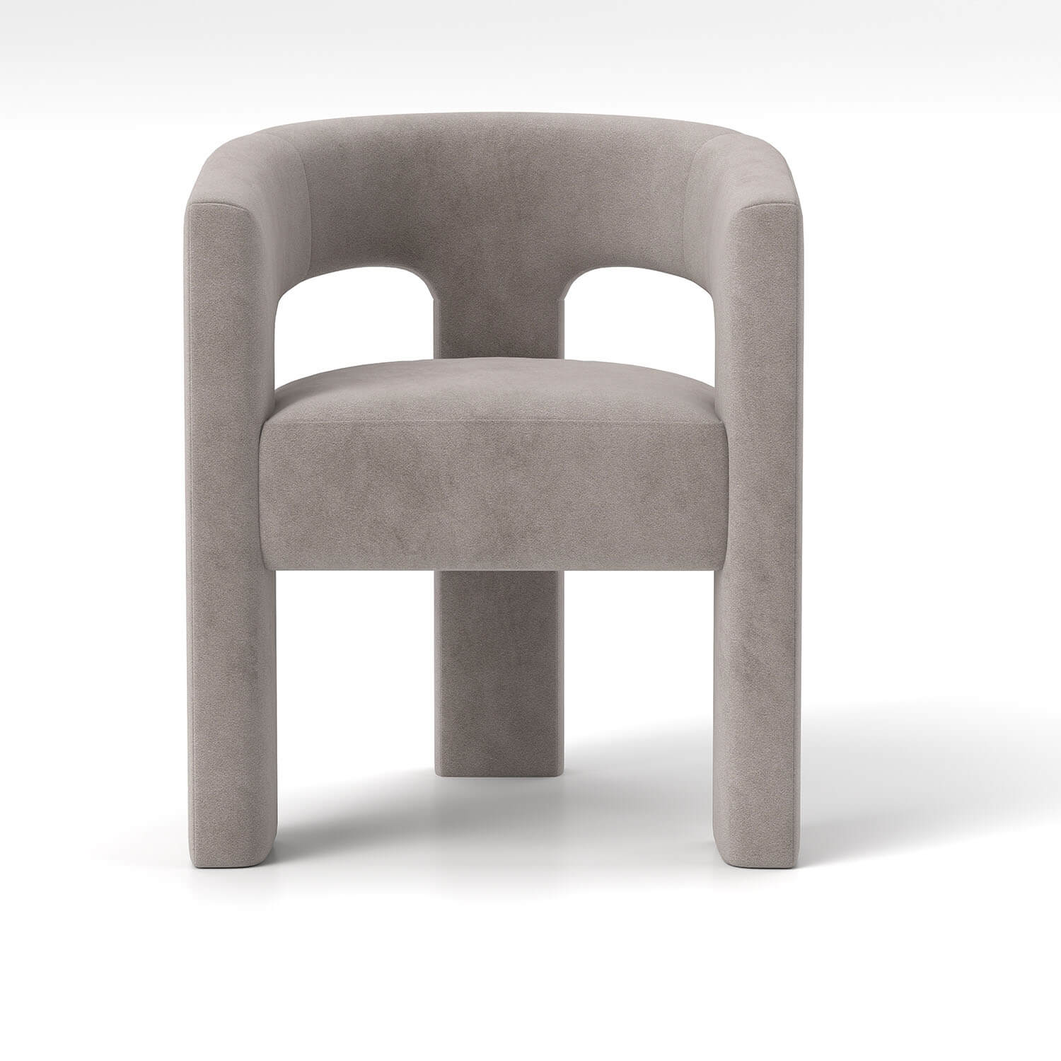 SEYNAR Modern Glam Velvet Upholstered Dining Chair, Open-Back Accent Chair - Funk Metal Works LLC