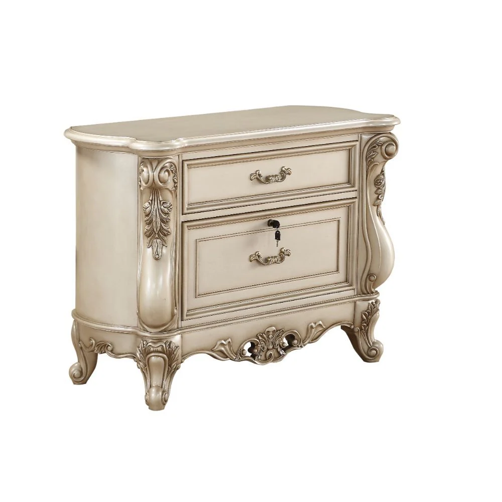 Gorsedd - File Cabinet - Antique White - Funk Metal Works LLC