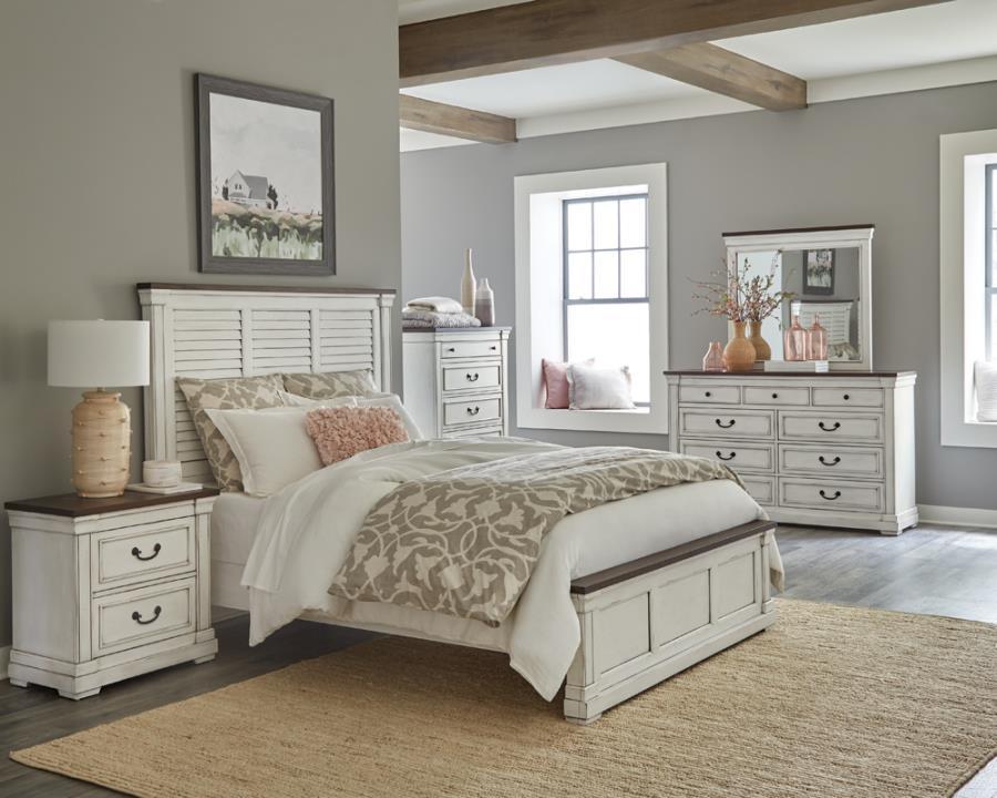 Hillcrest - 2-Drawer Nightstand - White - Funk Metal Works LLC