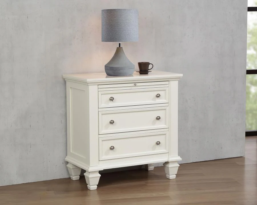 Sandy Beach - 3-drawer Nightstand - Funk Metal Works LLC