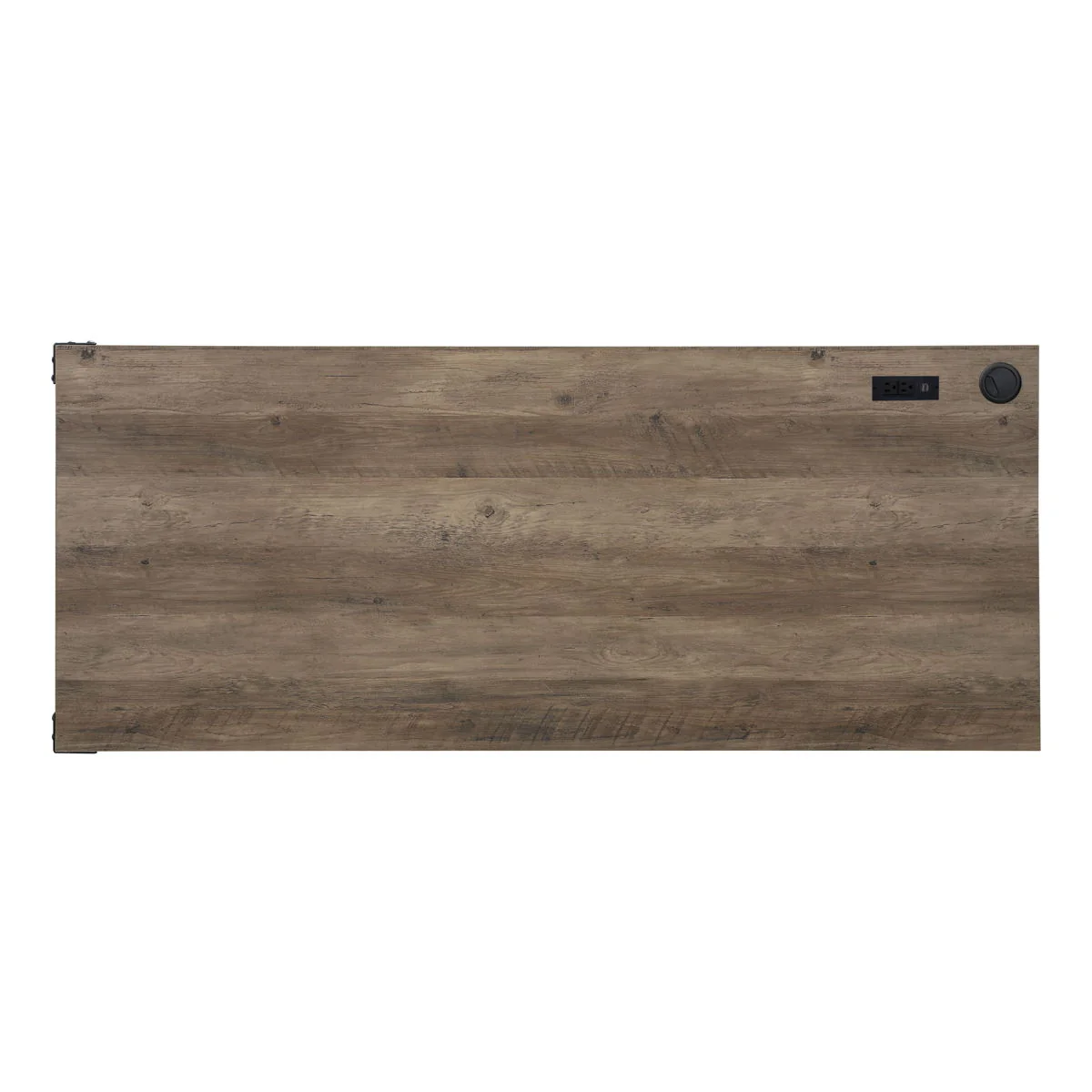 Zakwani - Writing Desk - Rustic Oak & Black Finish - 31