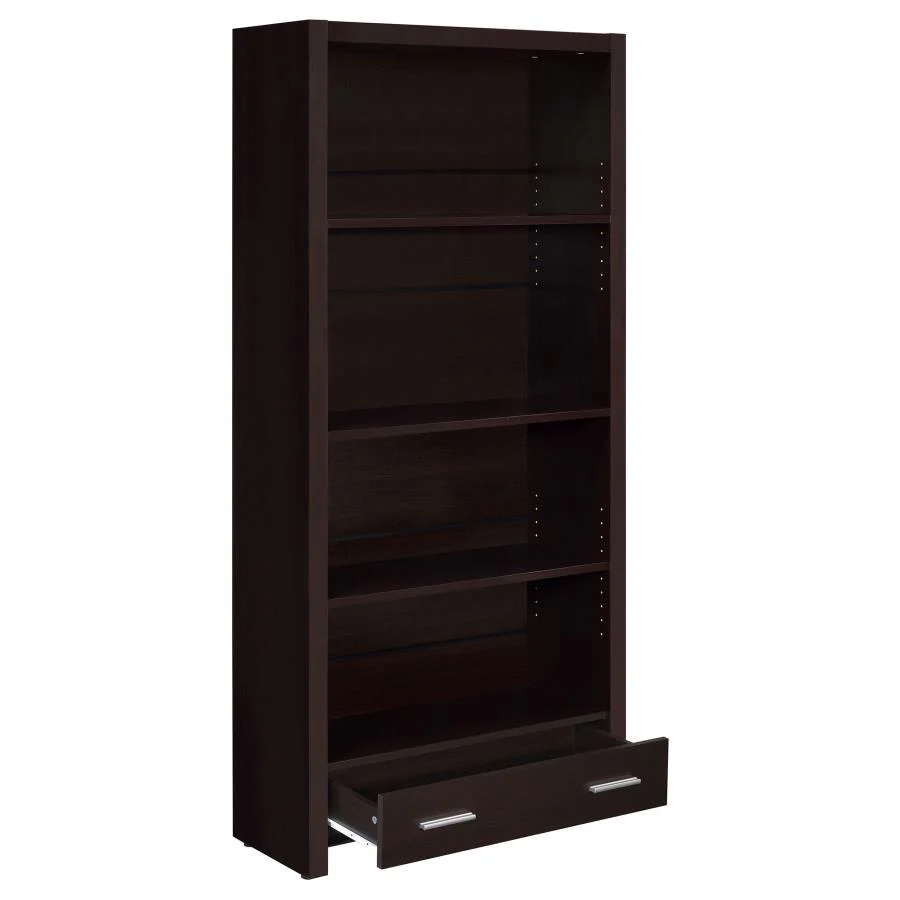 Skeena - Standard Bookcase - Brown - Funk Metal Works LLC