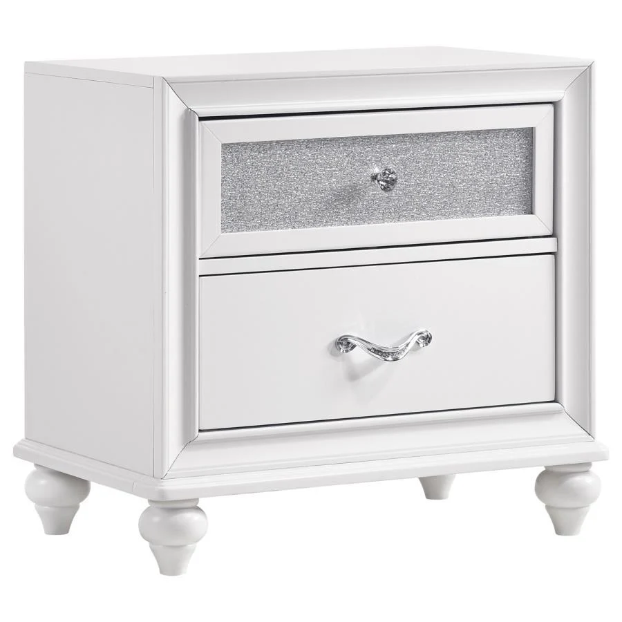 Barzini - 2-drawer Nightstand - Funk Metal Works LLC