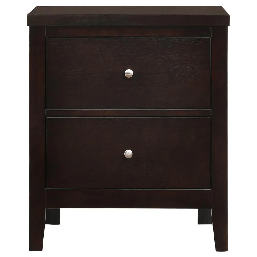 Carlton - 2-drawer Rectangular Nightstand - Funk Metal Works LLC