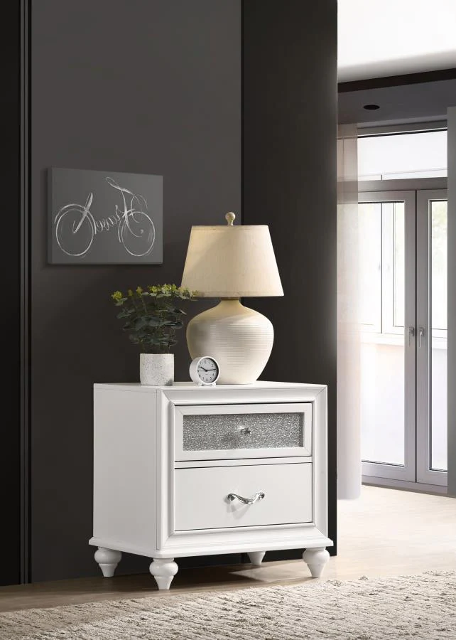 Barzini - 2-drawer Nightstand - Funk Metal Works LLC