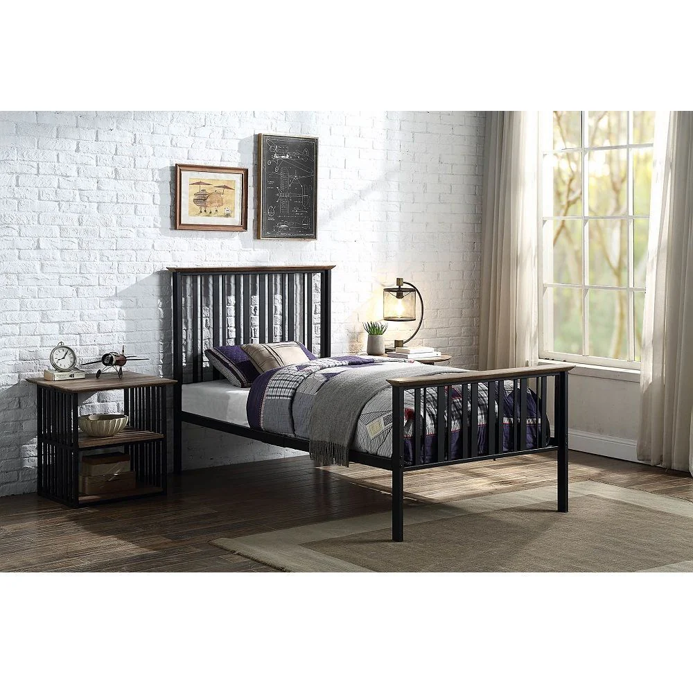 Zudora - Nightstand - Black - Funk Metal Works LLC