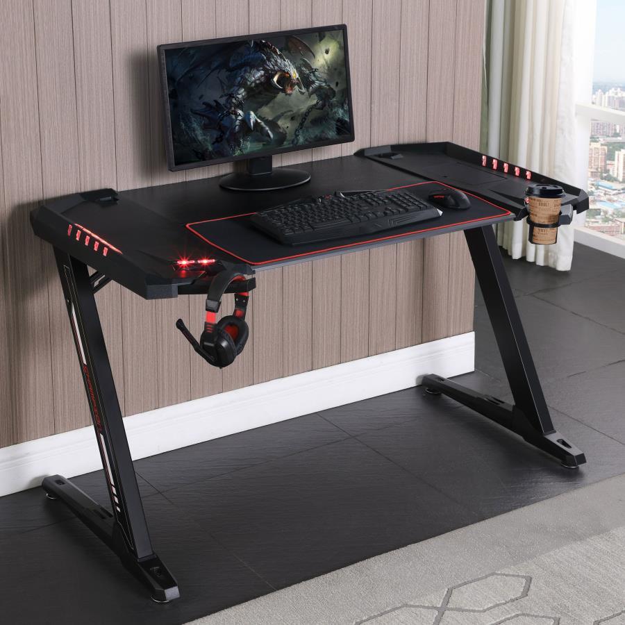 Ardsley - Gaming Desk - Black - Funk Metal Works LLC