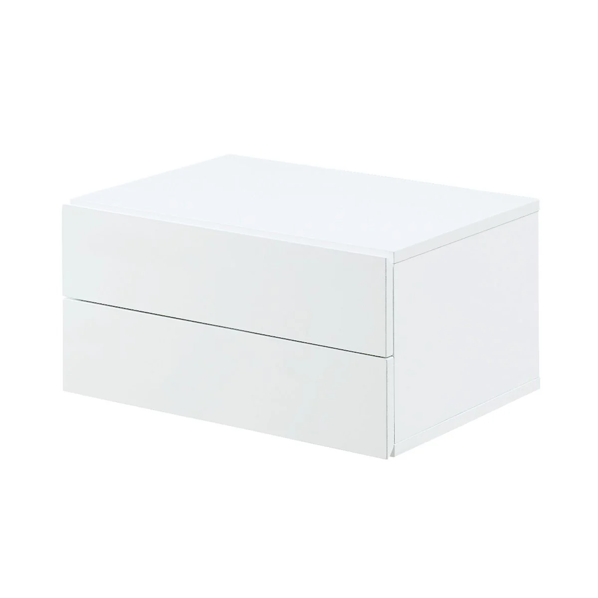 Buck II - File Cabinet - White Finish - Funk Metal Works LLC