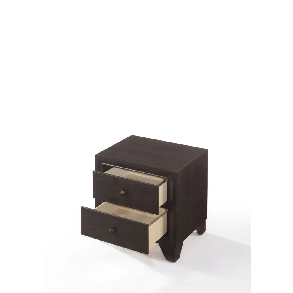 Madison - Nightstand - Espresso - Funk Metal Works LLC