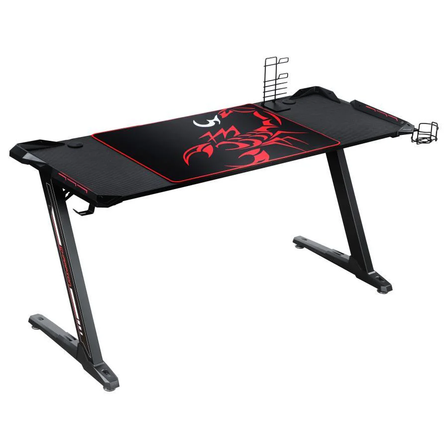 Brocton - Gaming Desk - Black - Funk Metal Works LLC