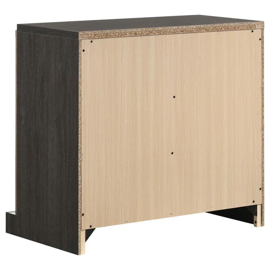 Baker - Nightstand - Brown - Funk Metal Works LLC