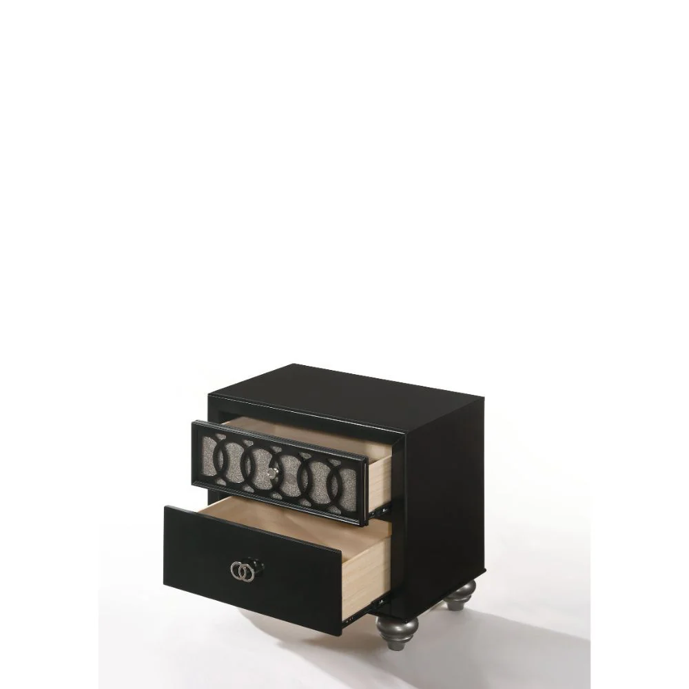Ulrik - Nightstand - Black - Funk Metal Works LLC