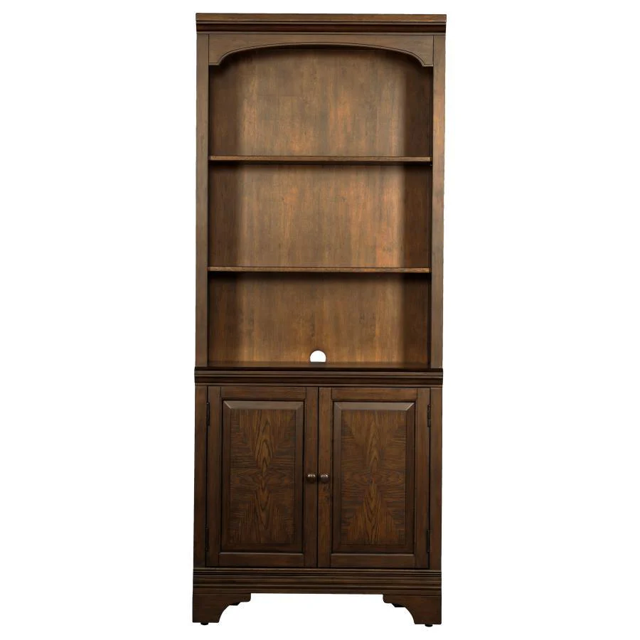 Hartshill - Bookcase With Cabinet - Funk Metal Works LLC