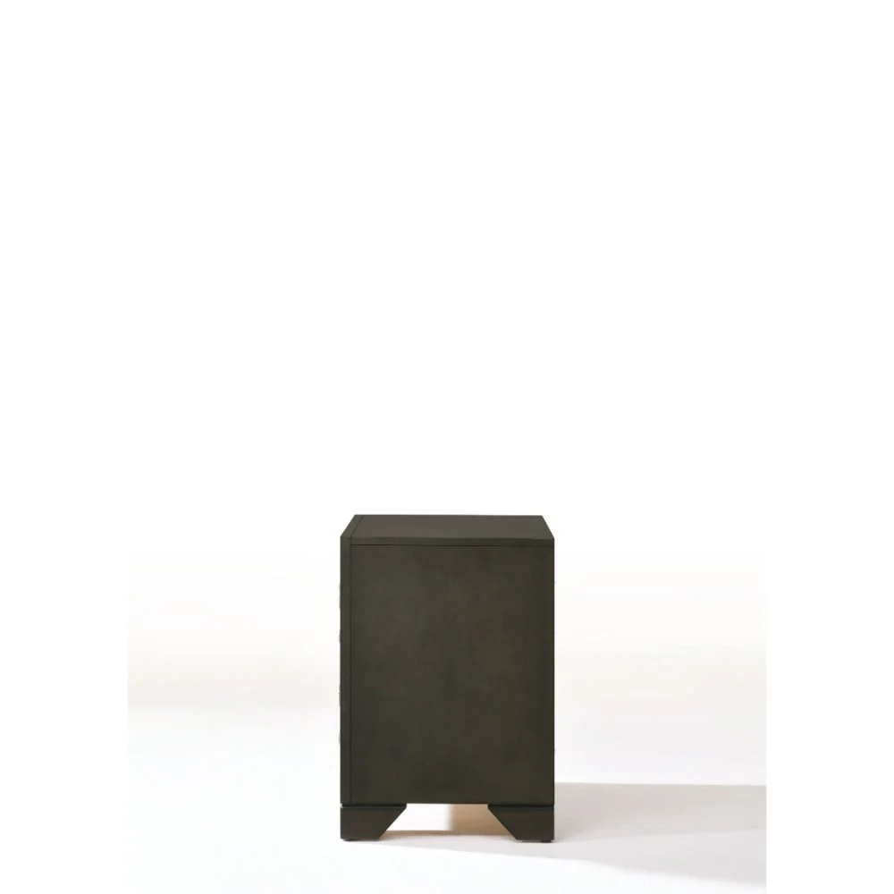 Soteris - Nightstand - Antique Gray - Funk Metal Works LLC