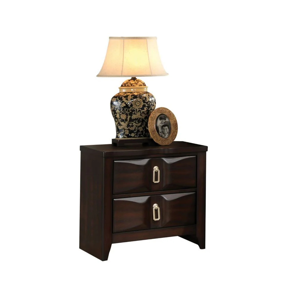 Lancaster - Nightstand - Espresso - Funk Metal Works LLC