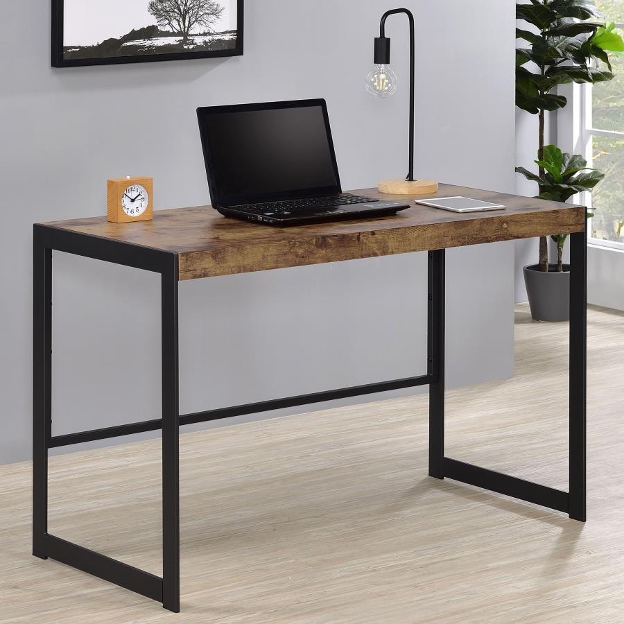 Estrella - Lift Top Desk - Brown - Funk Metal Works LLC