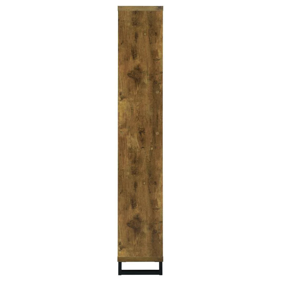 Delwin - Bookcase - Brown - Funk Metal Works LLC