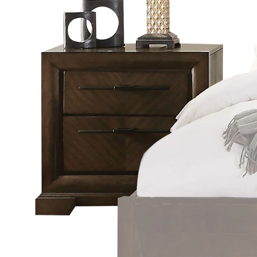Selma - Nightstand - Tobacco - Funk Metal Works LLC