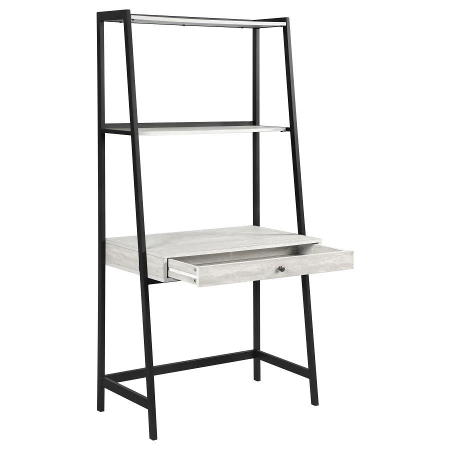 Pinckard - Ladder Desk - Gray - Funk Metal Works LLC