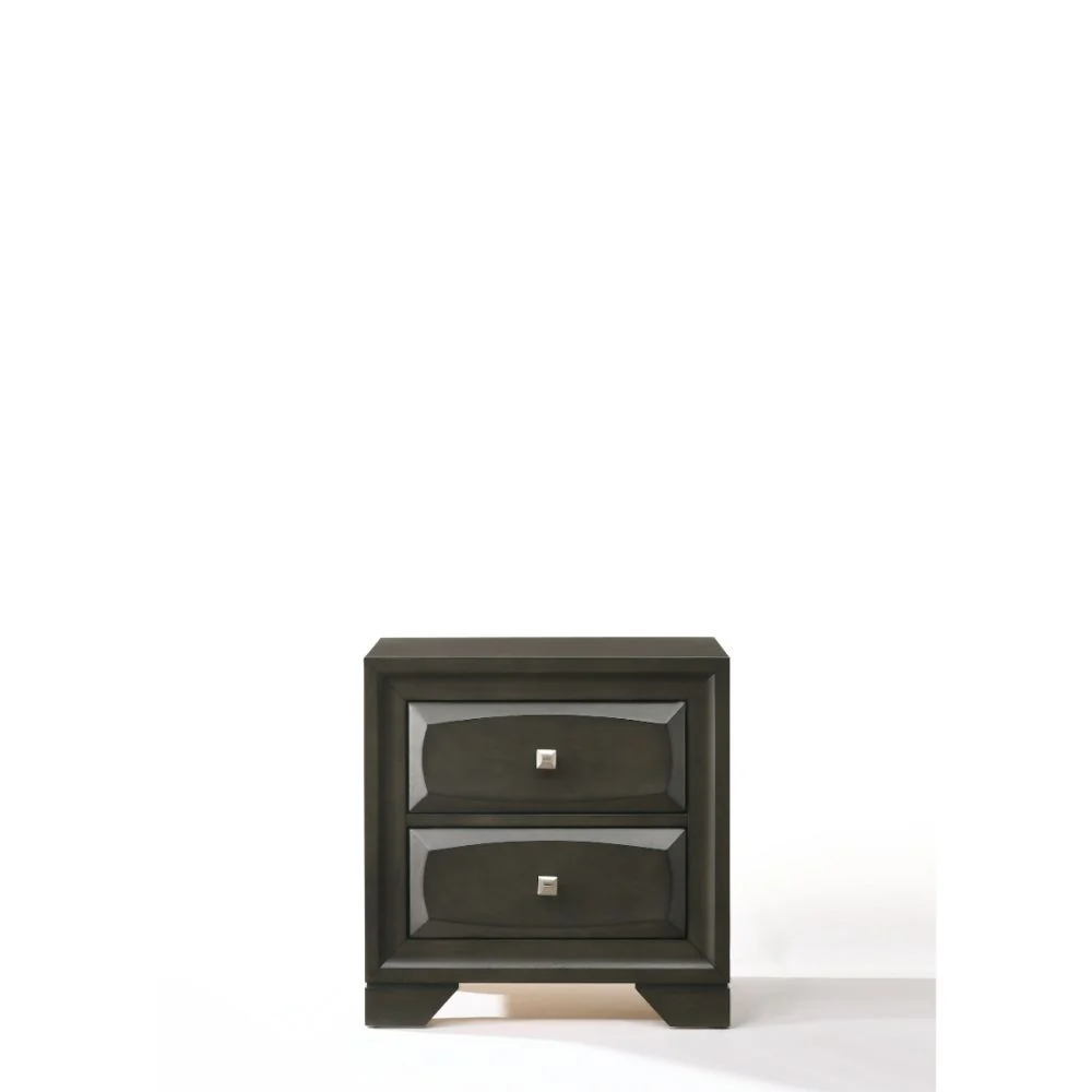 Soteris - Nightstand - Antique Gray - Funk Metal Works LLC