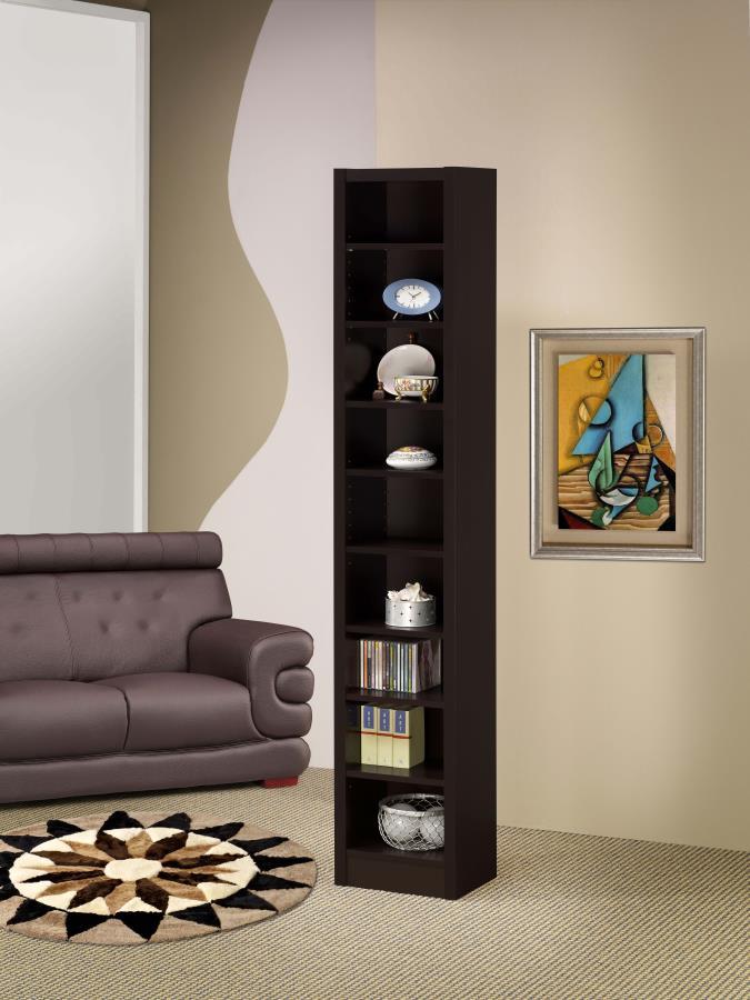 Eliam - Bookcase - Brown - Funk Metal Works LLC