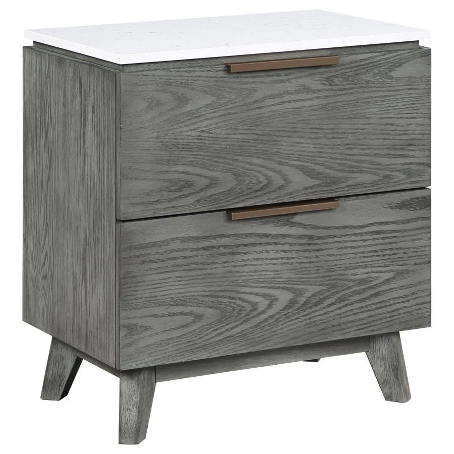Nightstand - Dark Gray - Funk Metal Works LLC