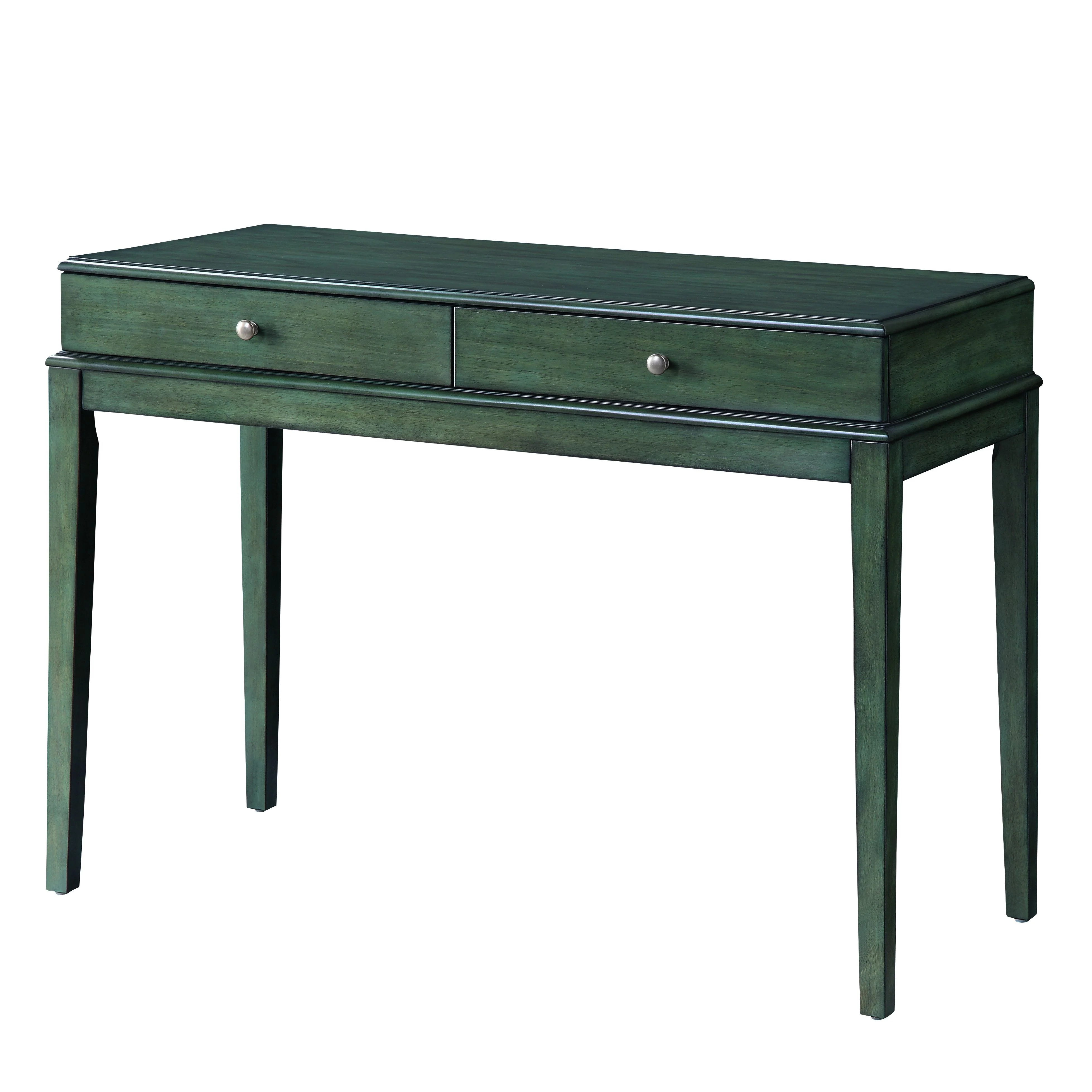 Manas - Writing Desk - Antique Green - Funk Metal Works LLC